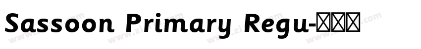 Sassoon Primary Regu字体转换